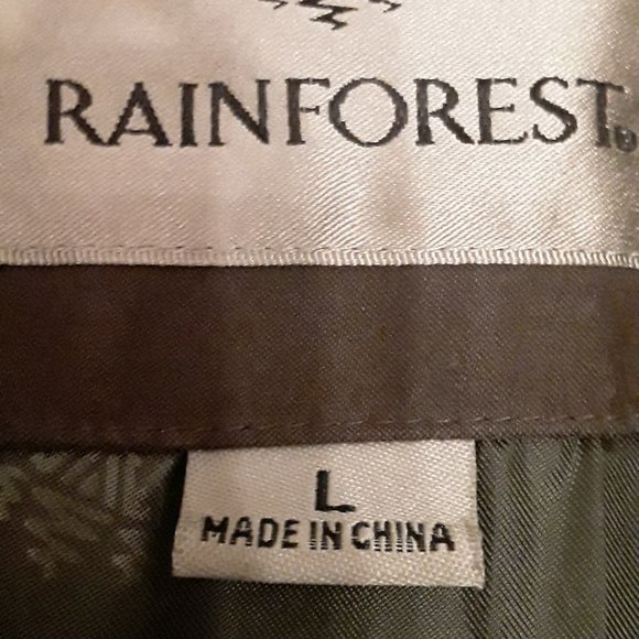Rain Forest Coat Men's Large - Picture 2 of 7
